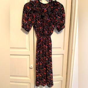 Womens floral Vintage dress size s